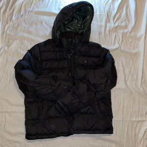 Black Tommy Hilfiger Puffer Jacket